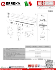 Partes de Reemplazo, Motor, Operador, Abrepuertas Erreka VULCAN, ADS Puertas y Portones Automaticos S.A. de C.V.